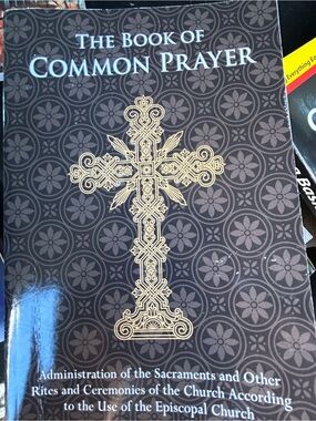 The Book of Common Prayer - Black Cover with Gold Cross